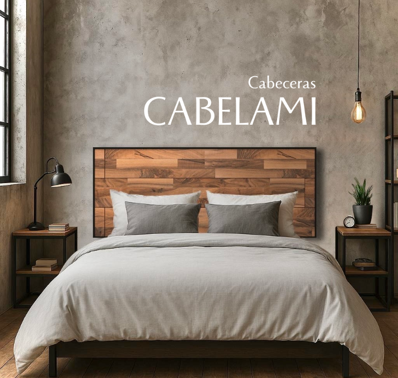 Cabecera-flotante-color-nogal-para-cama-matrimonial