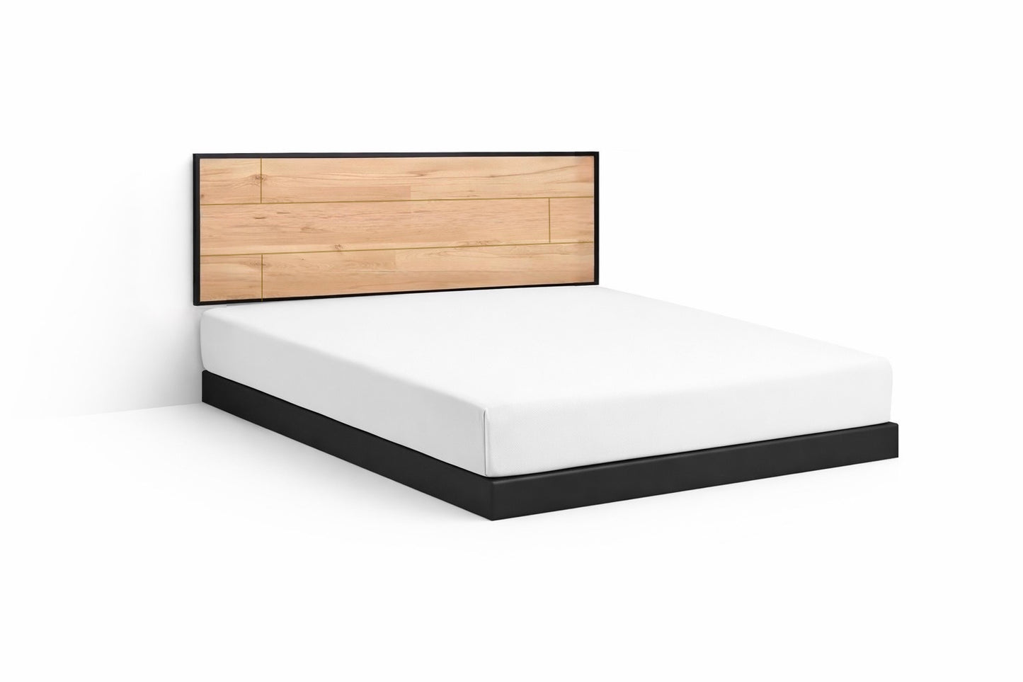 CABECERA QUEEN SIZE  FLOTANTE ESTILO "INDUSTRIAL" MODELO MAPLE. Cabecero moderno, elegante y minimalista. Diseño sofisticado.